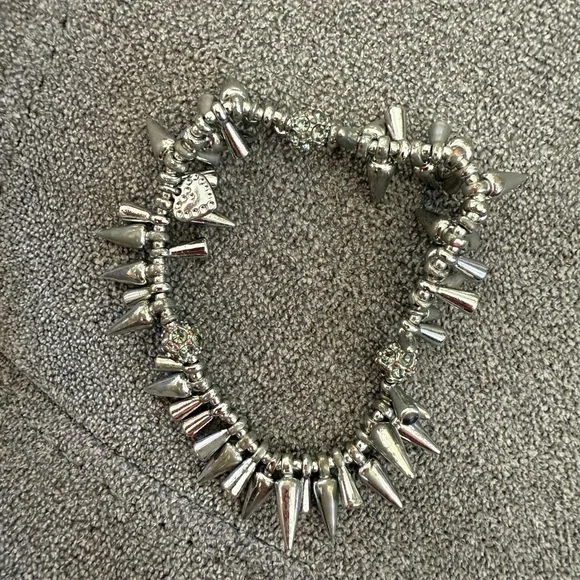 Stella & Dot Silver Spike Bracelet - Picture 2 of 2